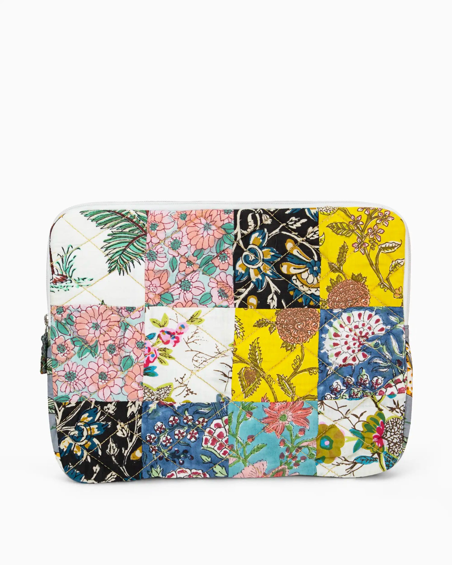 13 inch Laptop Sleeve - Block Printed Patchwork | Singhvis