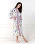 Blossom Floral Print Cotton Bathrobe | Singhvis