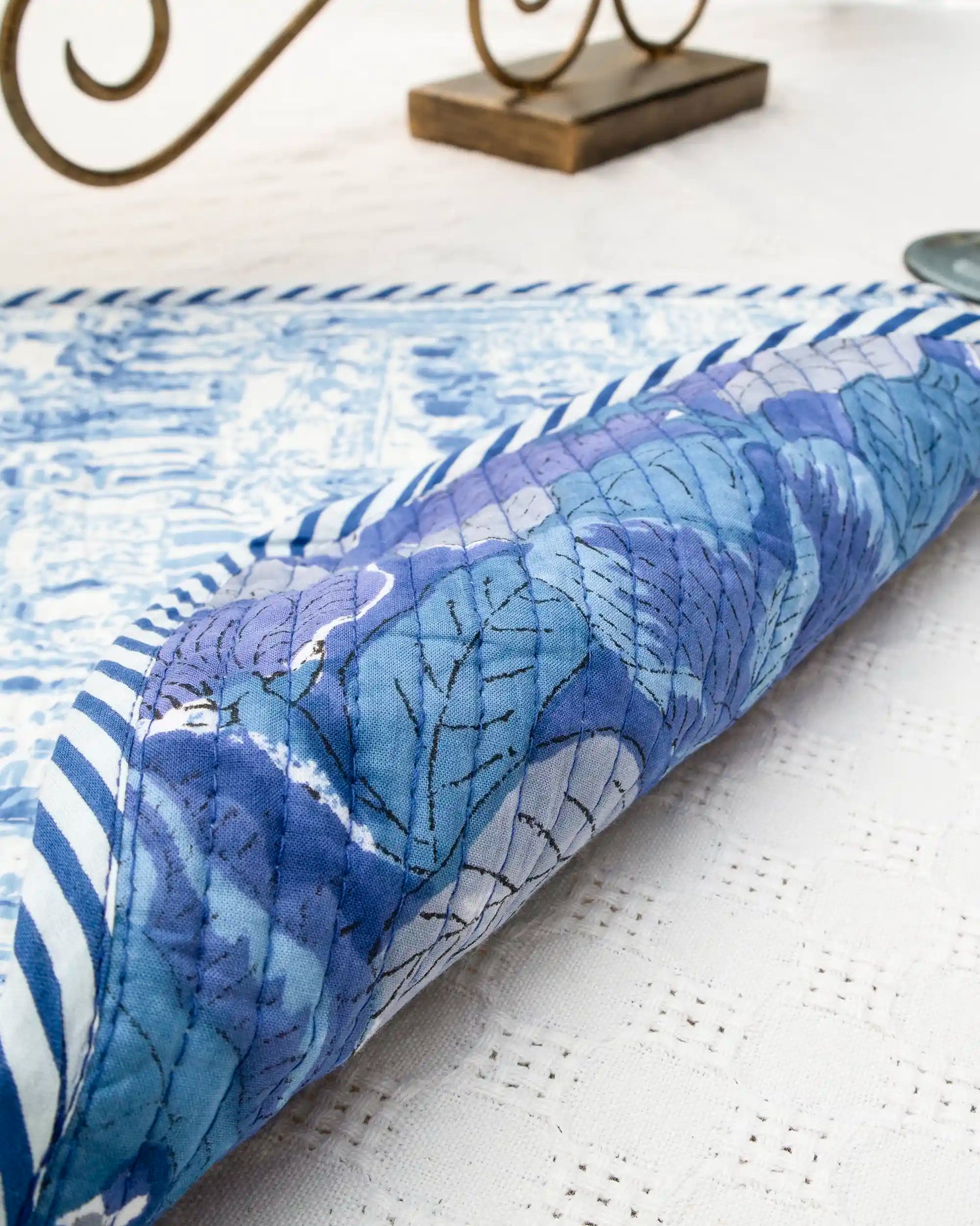 Blue Oasis Reversible Placemats (Set of 6) | Singhvis