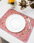 Pink Berry Reversible Placemats (Set of 6) | Singhvis