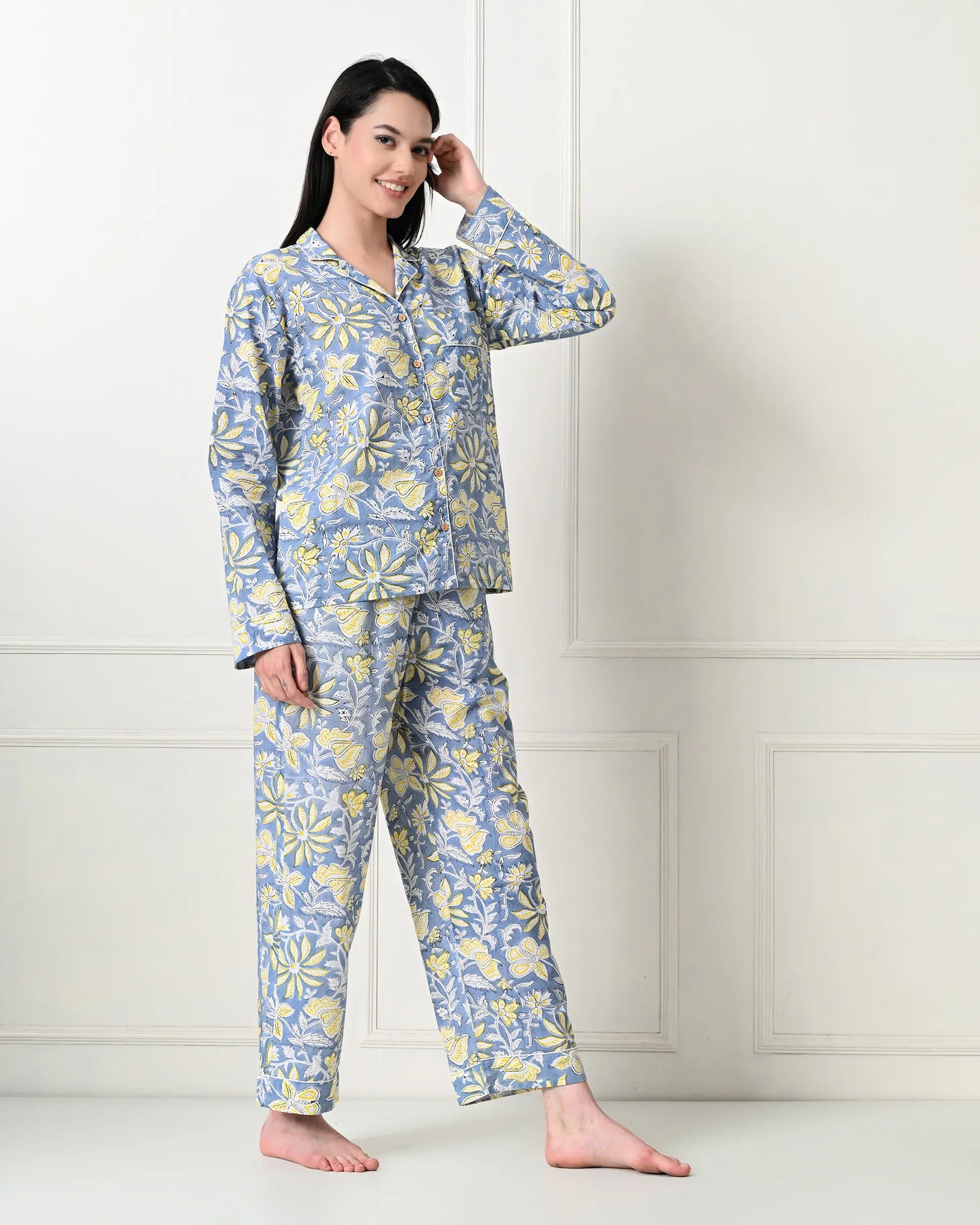 Organic Cotton Sky-Kissed Pajama Set | Singhvis