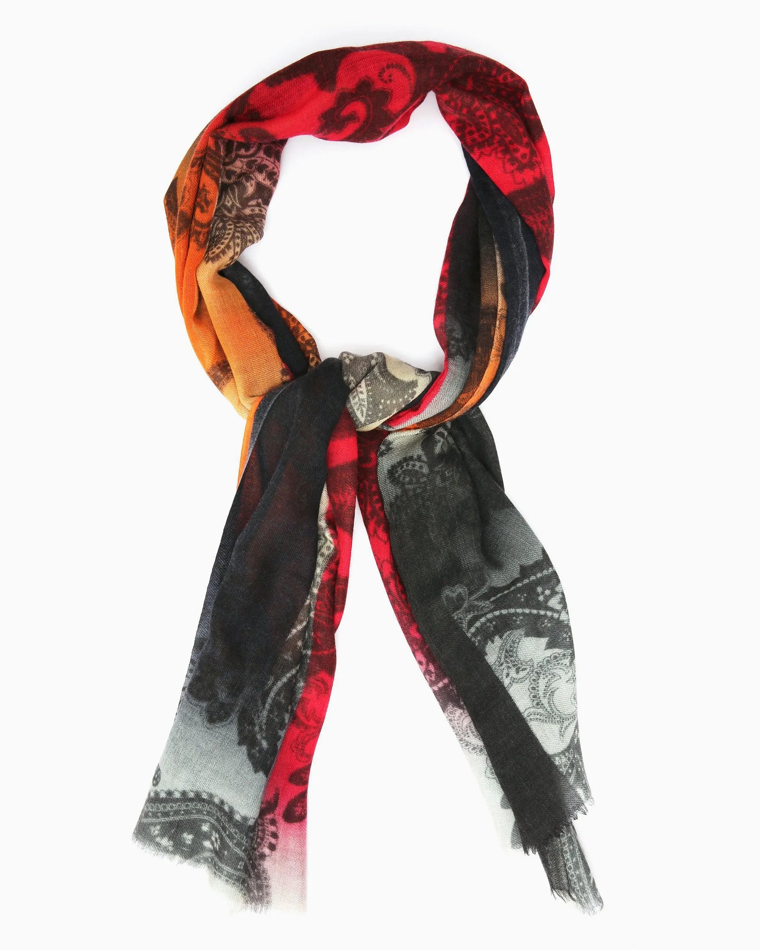 Printed wool clearance scarf